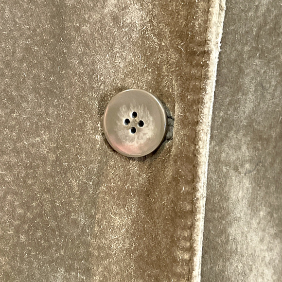 VTG BERNARDO Suede Leather Blazer Jacket Women’s Size M Hippie Boho Western 90s - Picture 4 of 14